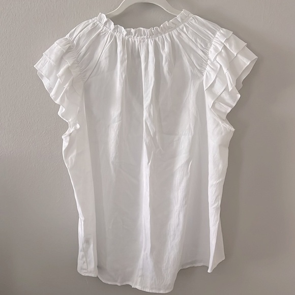 CJLA Ruffle Blouse size L - Picture 3 of 3